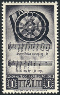 ITALY - POLISH CORPS: Sassone 27, Topic Music, MNH, Excellent Quality, Catalog Value Euros 170. - Unclassified