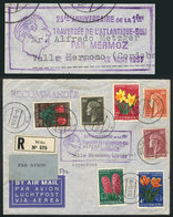 LUXEMBOURG: Airmail Cover Sent To Argentina On 10/MAY/1955 With Handsome Multicolor Postage And Special Handstamp Co - Andere & Zonder Classificatie