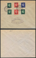 BRITISH MOROCCO: Cover Franked With 6 Overprinted Stamps, Postmarked "BRITISH POST OFFICE - TANGIER - 11/JU/1937", VF Qu - Postämter In Marokko/Tanger (...-1958)