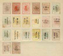 MEXICO: STATE OF MORELOS: 2 Album Pages Of An Old Collection With 41 Stamps, VF General Quality, Very Interestin - México