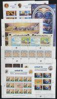 UNITED NATIONS: Lot Of Modern Stamps In Complete Sheets, Very Thematic. The Face Value Is 155+ Swiss Francs + 1257 - Collections, Lots & Series