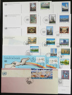 UNITED NATIONS: 20 Modern Postal Stationeries, Unused Or With Postmark Of First Day Of Issue, Very Thematic, Excel - Verzamelingen & Reeksen