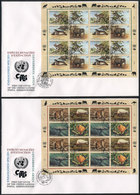 UNITED NATIONS: 76 Modern First Day Covers, Very Thematic, Excellent Quality, High Retail Value, Good Opportunity - Collections, Lots & Séries