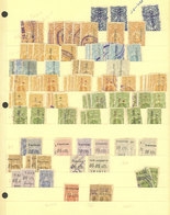 NICARAGUA: Interesting Lot Of Old Stamps On Stock Pages, There Are Some Varieties, Used Or Mint, In General O - Nicaragua
