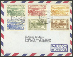 NEW HEBRIDES: 7/JUN/1963 Port Vila - Argentina, Airmail Cover With Colorful Postage Of 6 Different Stamps, Rare Destin - Altri & Non Classificati