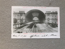 TORINO INTERNO STAZIONE FERROVIARIA PORTA NUOVA 1901 - Stazione Porta Nuova