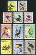 PAPUA NEW GUINEA: Sc.188/198, 1964/5 Birds, Complete Set Of 11 Unmounted Values, Excellent Quality, Catalog Value US$29+ - Papouasie-Nouvelle-Guinée