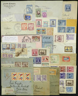 PARAGUAY: 22 Covers Of The Years 1924/1963, There Are Rare Cancels And Interesting Postages, VF General Quality! - Paraguay