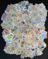 PARAGUAY: Box With SEVERAL THOUSANDS Used Stamps, Old And Modern, The General Quality Is Very Fine. VERY HIG - Paraguay