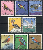 QATAR: Sc.279/286, 1972 Birds, Complete Set Of 8 Values, Unmounted, Excellent Quality, Catalog Value US$85. - Qatar