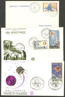 T.A.A.F.: 3 FDC Covers Of 1963 And 1968, Very Thematic, Excellent Quality, Good Opportunity At Low Start! - Altri & Non Classificati