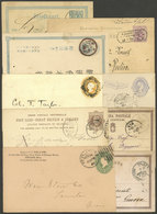 POSTAL HISTORY: 10 Old Used Postal Stationeries, Most Of Fine To Very Fine Quality, Interesting! - Autres & Non Classés