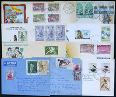 POSTAL HISTORY: 9 Covers, Etc. Of Interesting Countries, Most Sent To Argentina Or Chile, VF Quality, Low Start! - Otros & Sin Clasificación