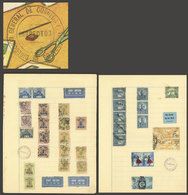 WORLDWIDE: Notebook With Many Postage Stamps Taken From Foreign CRASH COVERS, Collected In Circa 1935/6 By An - Altri & Non Classificati