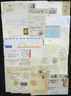 URUGUAY: More Than 30 OFFICIAL Covers Used Approx. Between 1939 And 1980, All With Interesting Marks, And Some Wi - Uruguay