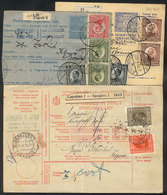 YUGOSLAVIA: 3 Dispatch Notes Of Parcel Posts With Nice Postages Of The Year 1922 (2) And 1929, VF Quality And Very A - Sonstige & Ohne Zuordnung