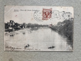 TORINO VISTA DAL PONTE ISABELLA   1902 - Ponts