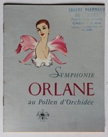 Delcampe - Symphonie Orlane Au Pollen D'orchidée Livret Publicitaire Années 50 Av. Georges V Paris Grande Pharmacie Du Progrès Caen - Autres & Non Classés