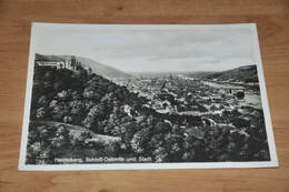 10076-   HEIDELBERG, SCHLOSS-OSTSEITE UND STADT - Heidelberg