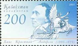 Kazakhstan 2005. 	Birth Bicentenary Of Hans Christian Andersen. Mi.#526 MNH ** - Schrijvers