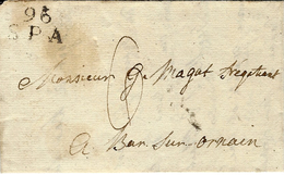 1810- Lettre De 96 / SPA ( L'Ourthe ) 20 Mm  Noir  Taxe 6 D. Pour Bar- Sur- Ornain ( Nom  Révolutionnaire De Bar-le-Duc) - 1794-1814 (Französische Besatzung)