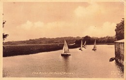 Angleterre St Saint Ives Hunts The River Bateau Voilier - Huntingdonshire