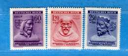 (Mn1) BOEMIA & MORAVIA * 1943 - SECOURS D'HIVER. Yvert. 102-103-104. MH   Vedi Descrizione - Unused Stamps