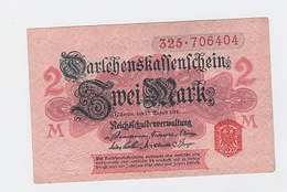 Billet De 1 Mark  Du 12-8-1914  Pick 54 Neuf Papier Rouge - Andere & Zonder Classificatie