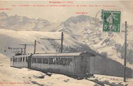 31-LUCHON- LE PLATEAU DE SUPERBAGNERES, ARRIVEE DU FUNICULAIRE - Luchon