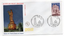 1980 --FDC -- LE PUY ( Statue De Notre-Dame De France , Cathédrale  ) Cachet  LE PUY - 43 - 1980-1989