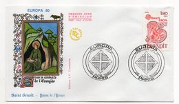 1980 --FDC -- EUROPA -- Saint Benoit--Patron De L'Europe  Cachet  PARIS -75 - 1980-1989