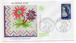 1980 --FDC -- La Broderie   Cachet  PARIS -75 - 1980-1989