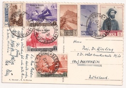 San Marino, Multisellos, 1952 OVPT - Lettres & Documents