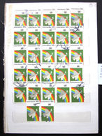1976 LOT OF 27 UNCHECKED "SG 277" PICTORIAL UNITED NATIONS STAMPS. ( V0051 ) #00363 - Colecciones & Series
