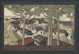 +++ CPA - Allemagne - GLADBACH - Zanders Papier Fabrik Berg - Illustrateur ?   // - Grimbergen