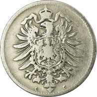 Monnaie, GERMANY - EMPIRE, Wilhelm I, Mark, 1875, Frankfurt, TB, Argent, KM:7 - 1 Mark