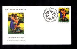 POLYNESIE FRANçAISE 1995   Tourisme Pacifique Sud  Sur Enveloppe FDC  SUPERBE - Lettres & Documents