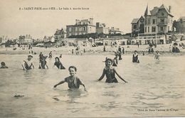 Jeu De Plage Bain Baigneuse Baigneur Le Bain à Marée Haute St Pair Sur Mer Villas - Jeux Et Jouets