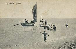 Jeu De Plage Bain Baigneuse Baigneur Cayeux Bateau à Voile Envoi Villa Esperance La Tronche Isere - Jeux Et Jouets