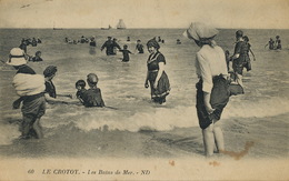 Jeu De Plage Bain Baigneuse Baigneur Le Crotoy à Orsay 2 Timbres Taxe Daguin - Jeux Et Jouets