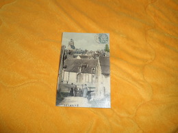 Delcampe - CARTE POSTALE ANCIENNE CIRCULEE DATE ?.../ SEZANNE..UNE RUE A IDENTIFIER ANIMEE...CACHET + TIMBRE - Sezanne