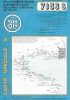 Carte Marine S.H.O.M. N° 7256 S : Baie Du MONT ST-MICHEL / Iles CHAUSEY - 1999. - Nautical Charts