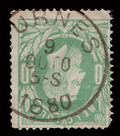 COB N° 30 - Obl. S.C. - FURNES - 1883 Léopold II
