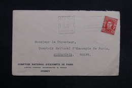 AUSTRALIE - Enveloppe Commerciale De Sydney Pour Alexandrie En 1947 - L 31415 - Covers & Documents