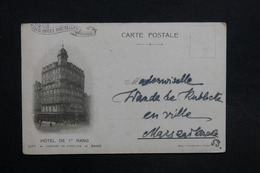 BELGIQUE - Bruxelles -  Carte Postale Publicitaire - Hôtel Cécil - L 31419 - Cafés, Hôtels, Restaurants