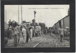 CPA Somme 80 Ailly Sur Somme Catastrophe Déraillement Train Chemin De Fer Non Circulé - Autres & Non Classés
