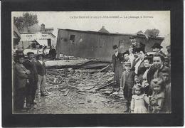 CPA Somme 80 Ailly Sur Somme Catastrophe Déraillement Train Chemin De Fer Non Circulé - Other & Unclassified