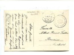 SUISSE - 1939 - Poste Militaire - Caserne De Biere - Poststempel