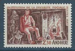 Andorre YT 183 " Sécurité Sociale " 1967 Neuf** - Nuovi