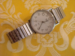 Montre Bracelet Marque Timex , Quartz , Remontoir Grippé - Moderne Uhren